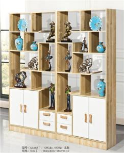 Practical Small Curio Shelf With Open Shelves
