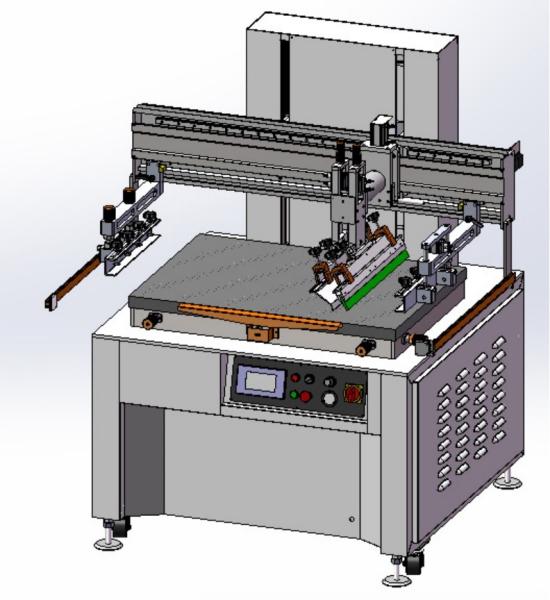 Buy Circuit Board Manual Flat Screen Printing Machine For Glass Lcd Keyboard Nameplate at wholesale prices