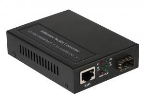 Quality 100M FIBRE TO COPPER MEDIA CONVERTER WITH POE for sale