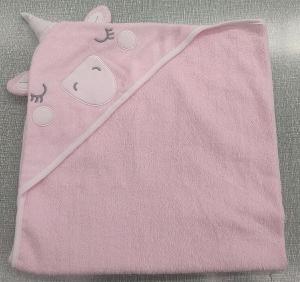 Quality Oeko-tex certificated cotton soft unicorn design baby hooded towel for kids for sale
