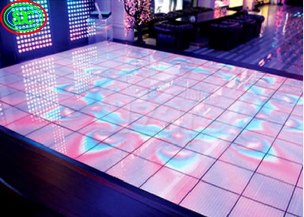 Buy High Definition Full Color LED Dance Floor P6.25 Induction Electronic Video Display at wholesale prices