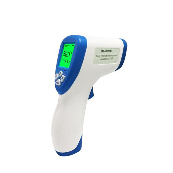 Buy LCD display Non Contact Infrared Thermometer Ir Laser Temperature Gun at wholesale prices