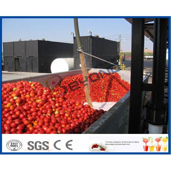 Stainless Steel Tomato Paste Processing Plant For Tomato Sauce Production Process