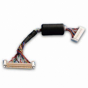 Power Cable 2 Wire Custom Wiring Harness Assembly with PVC Tube and Copper Conductors