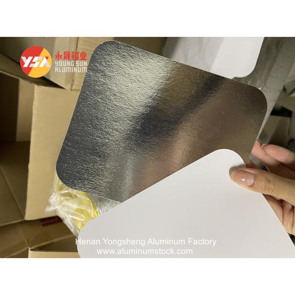 Custom Disposable Aluminum Foil Container And Lids Printing 450ml