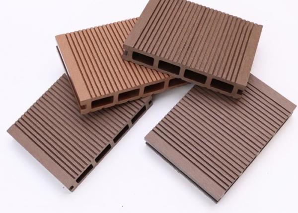 Buy Interlock Decking 3D Embossing WPC Composite Decking Tiles Plastic Flooring at wholesale prices