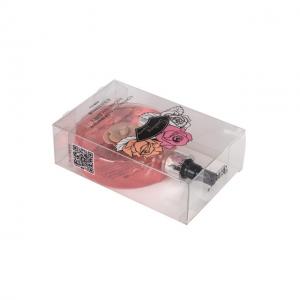 China PMS Clear Plastic Folding Boxes Recyclable Cosmetic Packaging on sale