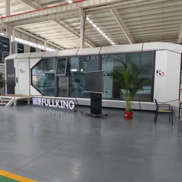 Buy Fullking Big Capsule House With Kitchen / CE Capsule Mobile Home at wholesale prices