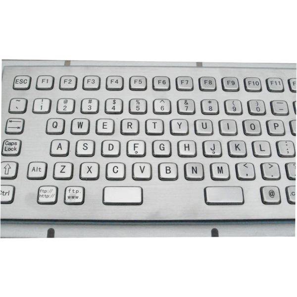 IP65 Rated Rugged Panel Mount Metal Keyboard With Numeric Keypad In Special Design