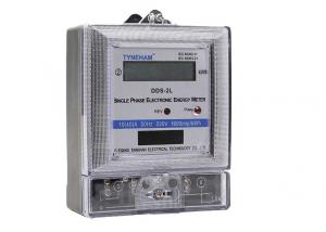 China One Card Single Phase Electronic Energy Meter / Electric KWH Meter 1 Phase 50HZ on sale