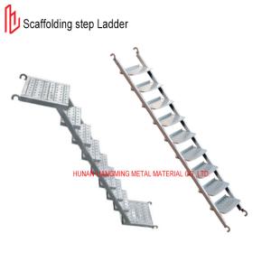 Quality Hot Dip Galvanized Scaffolding Staircase Q235 Scaffolding Step Ladder for sale