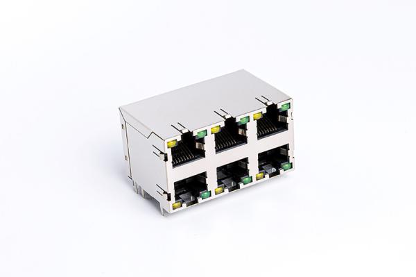 Buy CAT5 Internet Cable Rj45 Ethernet Socket Connections With LEDs TM5JB823T1111 at wholesale prices