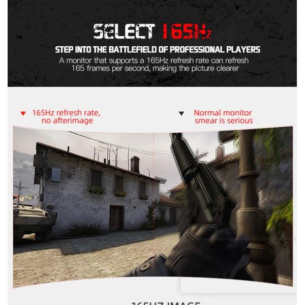 Ultra Wide 2K 38.5 Inch Gaming Desktop Monitor 1440P 165hz Freesync