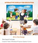 High Resolution Display Touch Screen Interactive Whiteboard with Optional Built