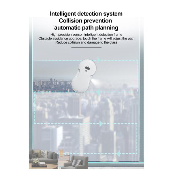 Uninterrupted Power Failure Function Robot Vacuum Cleaner Mops High- Rise Exterior Window Cleaning Robot