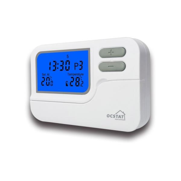Buy Riseem LCD Omron Relay 7 Day Programmable Room Thermostat with Keypad Lockout at wholesale prices