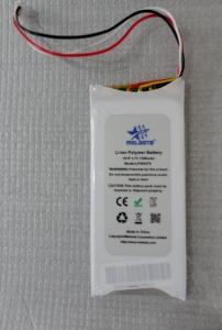 Quality Custom Polymer Li-ion Battery Pack 3.7V 1300mAh -UN Approved for sale