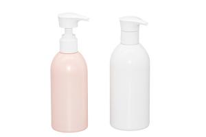 China 2.8cc Lotion Pump Bottle 240ml 300ml PET Round Shoulders Cosmetic Bottles on sale