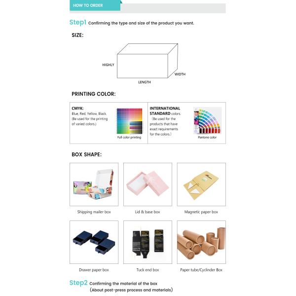 Custom Size Accepted Folders Box Eco-Friendly Personalised Large Paper Mailer with Logo