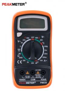 Quality Manual Range Handheld Digital Multimeter Voltage DC Current  Resistance Temperature Detection for sale