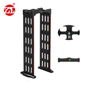 Quality Digital I/O Portable Folding Security Metal Detection Door High - Brightness LCD for sale