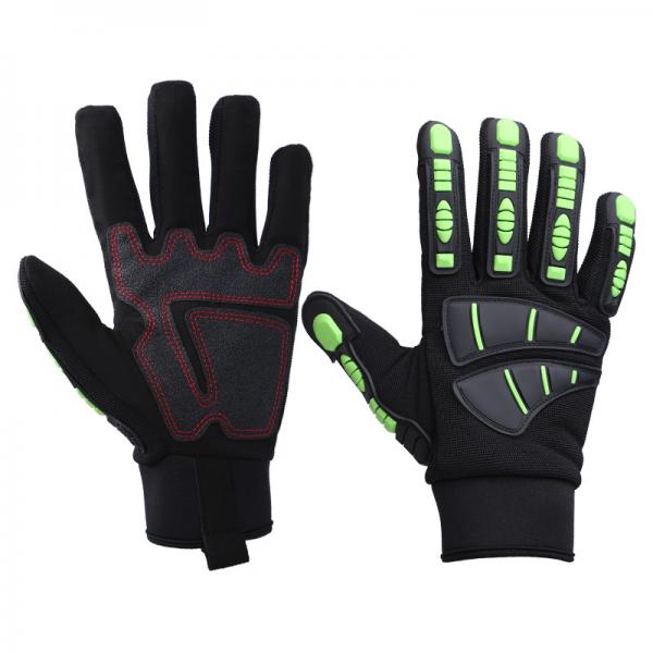 Buy Custom Mechanical Work Cut Proof Work Gloves Spandex / Micro Fiber Liner at wholesale prices