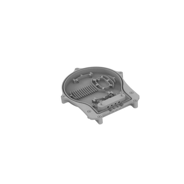 FTTH Indoor/Outdoor ABS Gray Fiber Optic Terminal Box Waterproof with IP67 Rating and 1