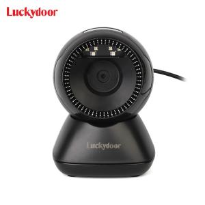 Quality Table Top Omnidirectional Barcode Scanner USB Wired 1D 2D Hands Free QR Code Scanner for sale