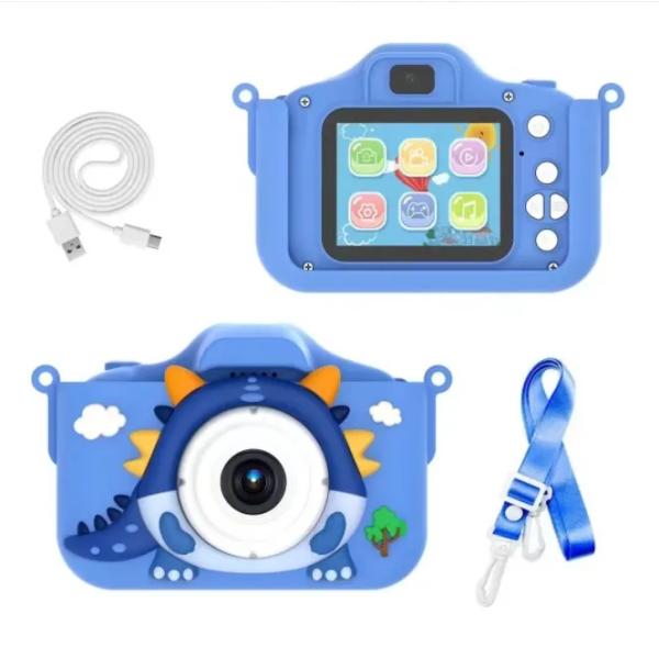3-12 Years Old Dinosaur Children Camera X13S with Protective Silicone Cover and Pictures on TFT 2.0inch Screen Size