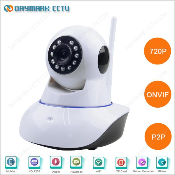Buy Two way talking intercom p2p wifi ip camera with free uid at wholesale prices