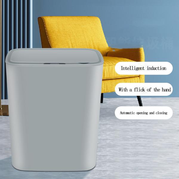 Household Toilet Automatic Induction Slit Type Plastic Intelligent Induction Garbage Can