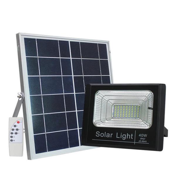 Outdoor 25W 40W 60W LED Solar Flood Light With Timer Security / IP65 Solar Flood Light