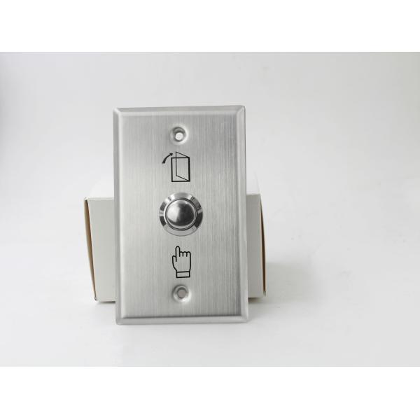 Stainless Steel Door Exit Push Button Switches Panel Mount American ANSI Size
