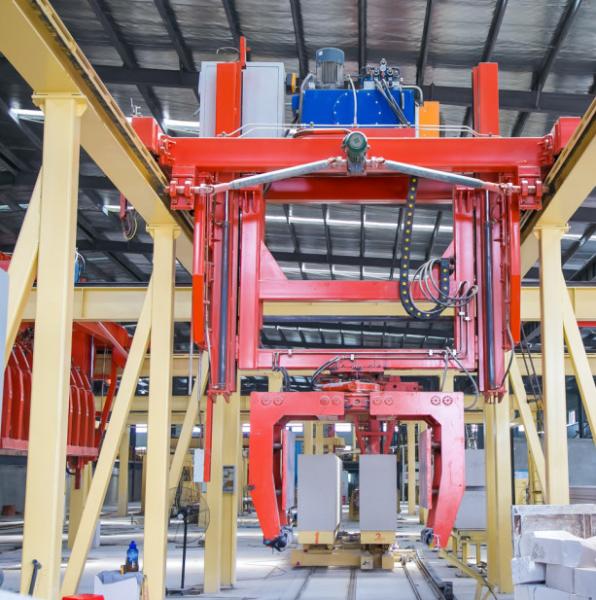 Buy AAC Production Line Concrete Block Cutting Machine Autoclave Plants Merge Model AAC Mobile Concrete Block Making Machine at wholesale prices