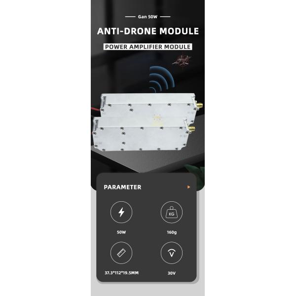 1.4G 1420-1450MHz 50W GaN Anti-Module for Autel Anti Drone System anti fpv anti drone lora module ladasky
