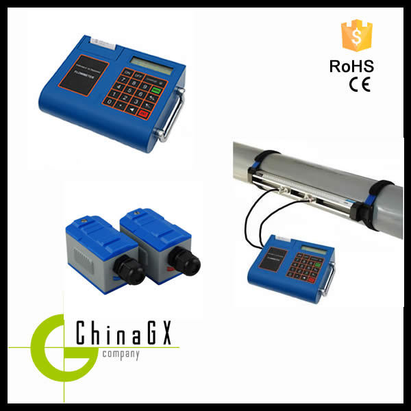 High performance good price portable ultrasonic hydraulic flow meter,protection grade IP68