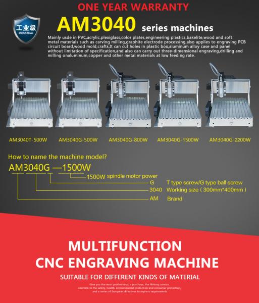 Mini aluminum cnc engraving machine mini cnc router 3040 3d design cnc wood turning machine