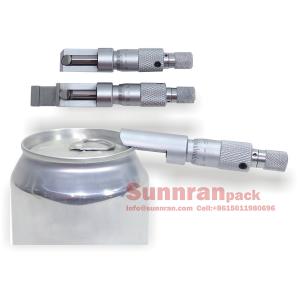 Quality 0.01mm Digital Can Seam Micrometer For Inspection 9.00mm Measure Range for sale