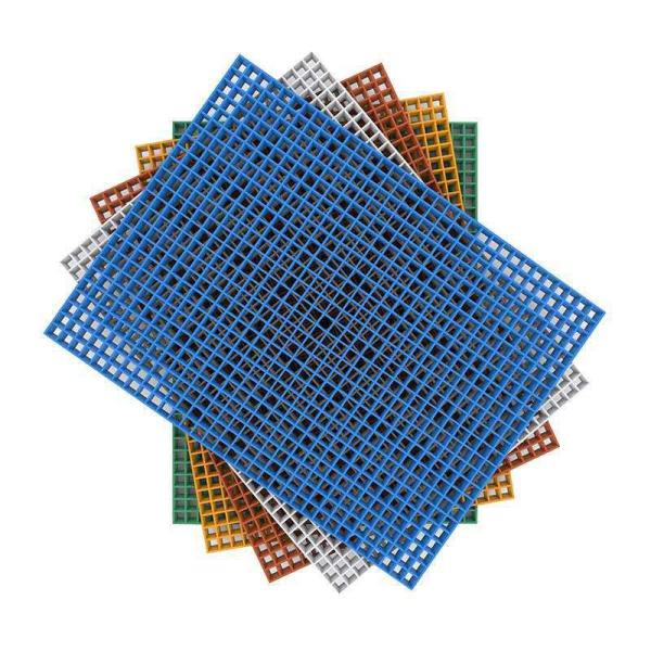 Buy Customizable Colour Patterns FRP Grating Walkway 38*38mm Easy Installation at wholesale prices