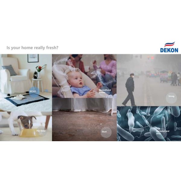 UVC Air Purifier and Air Sterilizer 2 in 1 model DEKON AIR PURILIZER P30A=air purifier and air purifier combined unit