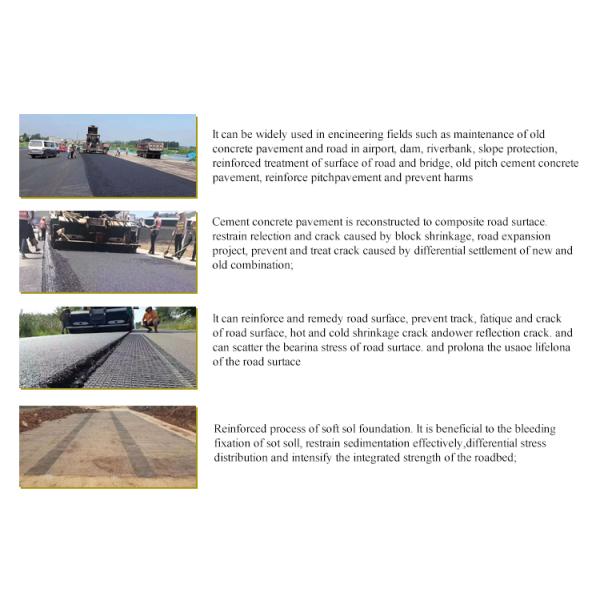 80KN/100KN Warp Knitted Polyester Biaxial Geogrid Ideal for Highway Soil Reinforcement