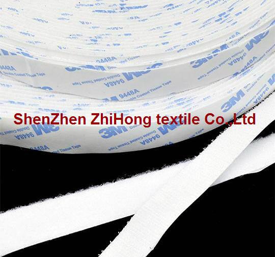 Buy 3M Strong Adhesive Sticky Back Hook And Loop Tape / Nylon Hook And Loop Straps at wholesale prices
