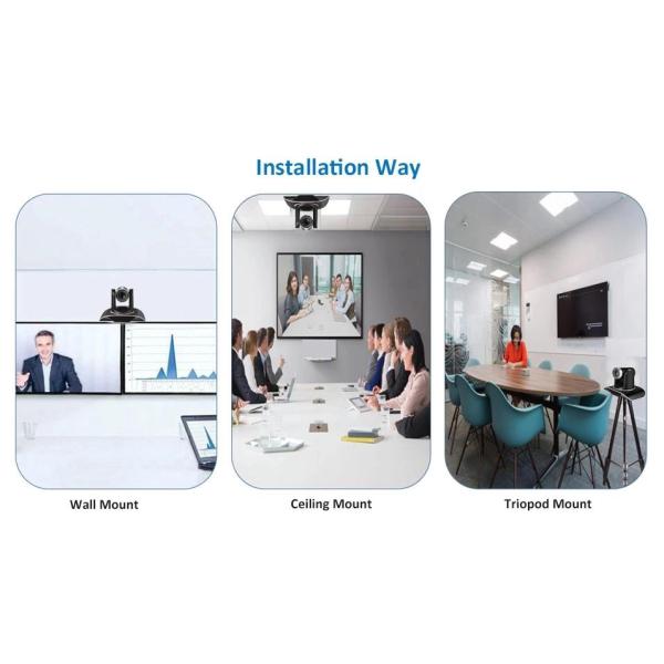 20X HD SDI PTZ Camera Video Professional IP NDI Camera for Broadcasting Video Conferencing Solution