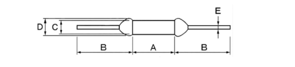 Uchihashi Tamura 6 Series Temperature Fuse 0.3A 0.5A 2.0A 250V Thermal Link Fuse 62 6X 6K