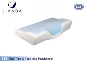 Quality Nice sleep cushion Cooling Gel Pillow / pad mesh and velboa cover for sale