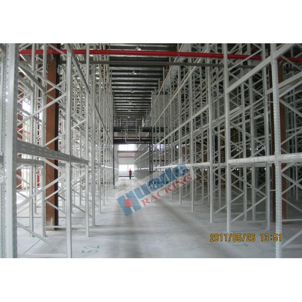 Logistics Pallet Rack Shelving , 2500 Kg Max Load Q345 Steel Shelving Racks