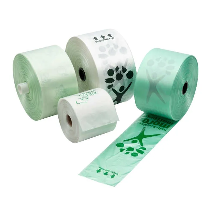 Printed Clear Virgin Material Plastic Food Grade Plastic LDPE Bread Packaging Bags with Ties on Roll