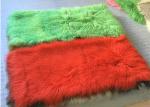 Tibetan Soft Sheepskin Rug In Bathroom 60X120cm , Coloured Sheepskin Rugs