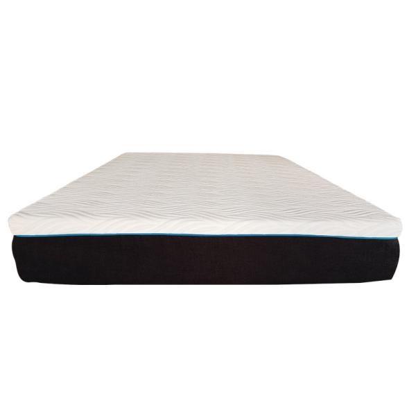 Buy 8" Memory Foam 2 Layer Gel Mattress Topper With Removable Cover at wholesale prices