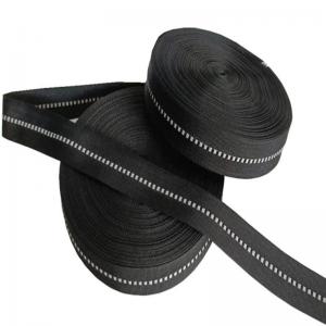 Quality 2cm Black Polyester Reflective Webbing Tape For Clothing Custom for sale